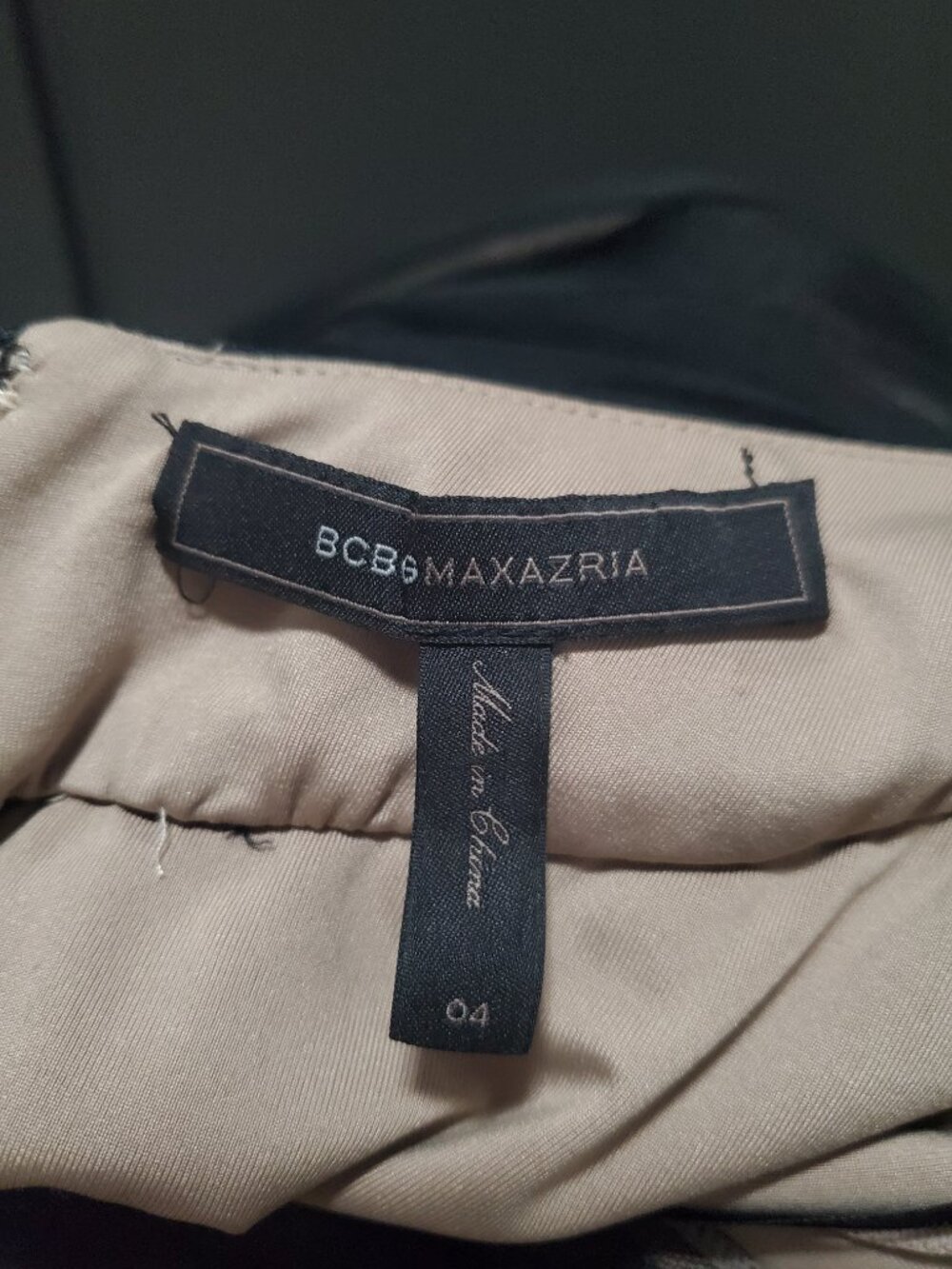 BCBGMaxAzria Black Tulle Cut Out Gown | 4 - Picture 6 of 7